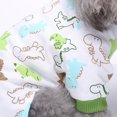 thumbnail image 3 of Pijamas de algodón para perros Trajes de cuatro patas de dibujos animados Ropa encantadora para mascotas (Dinosaurio L) Tmvgtek Para estrenar, 3 of 9