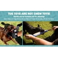 thumbnail image 4 of Dog Training Bite Pillow Jute Bite Toy Dog Tug Toy Durable Dog Bite Sleeve Stick Training Equipment for K9 Puppy to Large Dogs Interactive Play (12inch x 3.2inch) (Blue Round Rope), 4 of 8