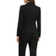 thumbnail image 3 of BLAZERS CHIC INSPIRADORES para Mujeres Casual de Negocios con Un Botón, Manga Larga, Chaquetas de Oficina con Almohadillas en los Hombros, XL Negro, 3 of 6