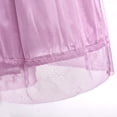 thumbnail image 4 of NIPAXO Girls Party Dress Mesh Yoke Flutter Sleeve Tulle Casual Dress Princess for Kids  (Pink), 4 of 6
