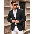 thumbnail image 3 of COOFANDY Mens Lightweight Dress Blazer Modern Regular Fitted Daily Sport Coats, 3 of 4