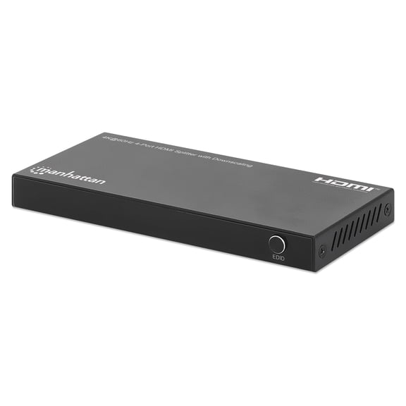 Manhattan USB-Powered 4K at 60-Hz 4-Port HDMI Splitter with 1080p Downscaling, 208369