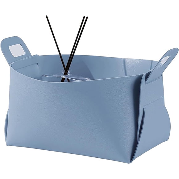 Leather Tray, Jewelry Tray, Catchall Tray, Desktop Storage Organizer,Bedside Caddy for Men Key Wallet Watch Coin Phone Change,Candy Holder Sundries Tray,Convenient for Travel(only bag)