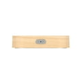 thumbnail image 4 of Reloj digital de madera de haya Alarma dual Snooze Reloj despertador USB Termómetro de mesa Reloj d Tomshoo  despertador electronico, 4 of 7