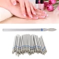 thumbnail image 3 of JUEGO DE 50 BROCAS PARA UNADAS CON MATERIAL DE ESMERIL, CABEZAL MULTIFUNCIAL PARA MANICURA, PEDICURA, Eliminación de Esmalte de Umas, Vástago de 2,35 mm de DiáMetro, 3 of 7