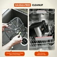 thumbnail image 5 of MIRASTON 6.5QT Smart Digital Air Fryer - 8 Preset Programs, Digital Touchscreen Control, Heat-Retaining Visual Window, Stainless Steel, 5 of 10