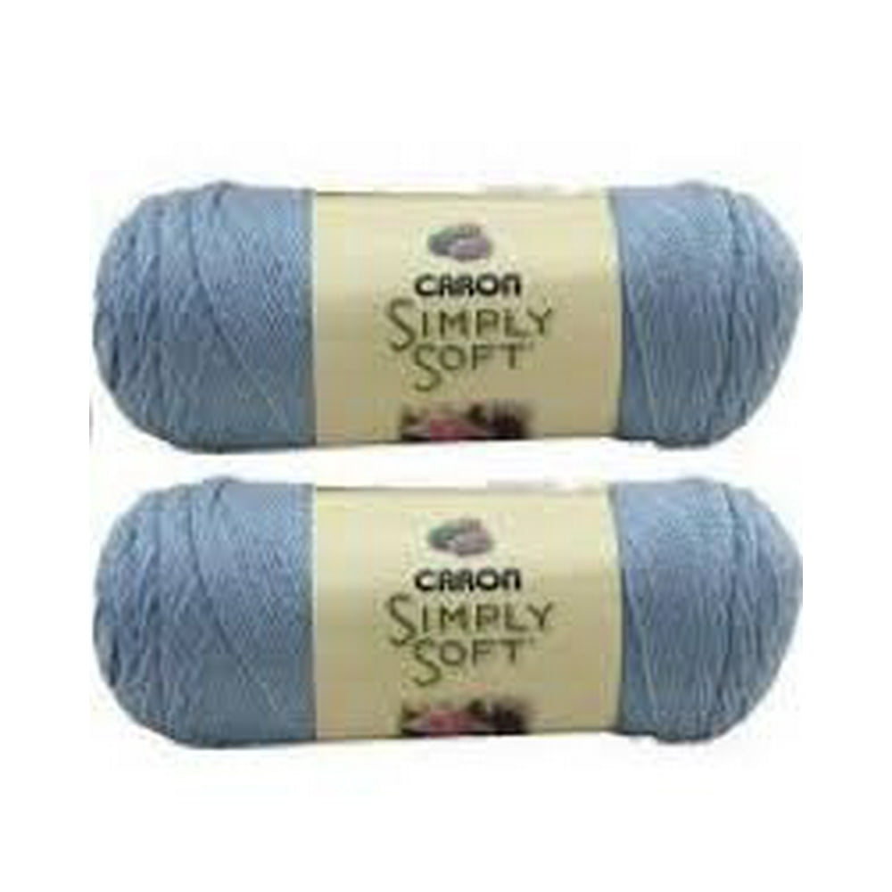 Bulk Buy Yarn Solids (2pack) (Light Country Blue), 2 skeins of Caron