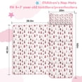 thumbnail image 5 of Pink Christmas Tree Pattern Toddler Nap Mats for Kids Preschool,50"x20" Sleeping Mat Bag or Kids,Toddler Sleeping Bag,Toddler Nap Mat or Daycare, 5 of 6