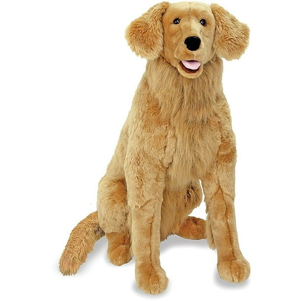 Melissa & Doug Giant Golden Retriever Lifelike Stuffed Animal Dog (over 2 feet tall) Walmart