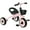 Pink-A, variant on Resenkos Kids TricycleKids Tricycle for Toddlers Age 2-5 with Adjustable Seat, Toddler Bike, White