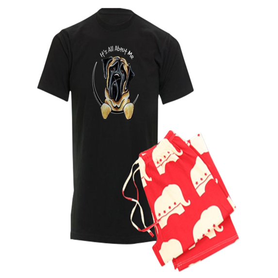 CafePress - Bull Mastiff IAAM - Men's Dark Pajamas