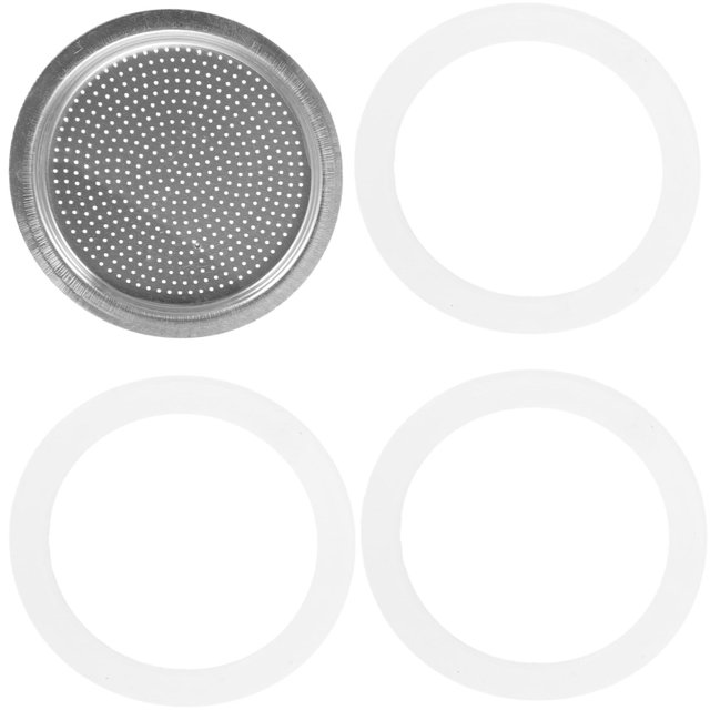 1 Set Espresso Maker Gasket Cafeteras Expresso Coffe Filters Coffee Pot Sealing Rings Pot Seals Coffee Pot Filter Coffee Pot Gasket Seals Coffee Filter Stainless Steel