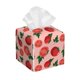 thumbnail image 1 of Balery Tomatoes Porta Pañuelos de Cuero con Estampado – Funda Moderna Cuadrada para Caja de Pañuelos, Dispensador 5x5x5'', 1 of 7