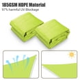 thumbnail image 3 of Yescom 2 Pack 23x22FT Rectangle Sun Shade Sail UV Block Commercial Carpark Pool Camping Beach Outdoor Apple Green, 3 of 10