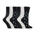 thumbnail image 1 of Gentle Grip - 6 Pairs Ladies Gentle Grip Non Elastic Crew Socks, 1 of 2