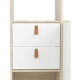 thumbnail image 6 of Winston 1 Door, 2 Drawer, 4 Shelf Desk, White/Oak Structure, 6 of 14