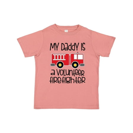 

Inktastic Volunteer Firefighter Daddy Gift Toddler Boy or Toddler Girl T-Shirt