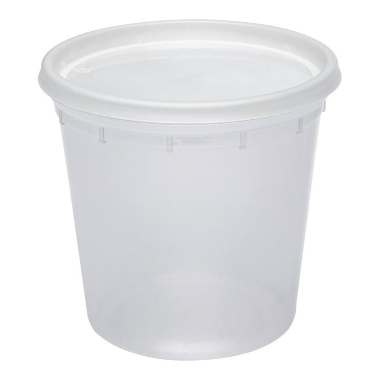 24oz Soup Containers with Lids - Disposable Soup Bowls with Lids
