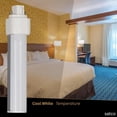 thumbnail image 5 of 9W LED PL 2-Pin 1000 Lumens G24d base 120 Deg. 4000K, 5 of 13