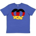 thumbnail image 3 of Inktastic German Flag in Pretzel Shape Youth T-Shirt, 3 of 5