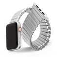 thumbnail image 2 of Correa de reloj elástica para Iwatch 40mm 44mm 42mm 45/49mm correa de acero inoxidable para Apple Watch Series 8 7 6 5 4 3 Se expansión de lujo Tan Jianjun  unisex, 2 of 2