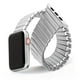 thumbnail image 2 of Correa de reloj elástica para Iwatch 40mm 44mm 42mm 45/49mm correa de acero inoxidable para Apple Watch Series 8 7 6 5 4 3 Se expansión de lujo Tan Jianjun unisex, 2 of 2