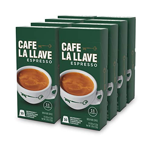 Café La Llave Espresso Capsules, Intensity 11Recylable