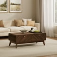 thumbnail image 2 of LuxenHome Columbia Engineered Wood Coffee Table with Storage, 2 of 9