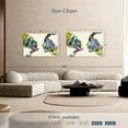 thumbnail image 4 of Elephant Stock Abstract Couple Wall Art - Horizontal Canvas Wall Art - Living Room Wall Decor - People Canvas - Yellow And Green Decor - 48" x 32", 4 of 8