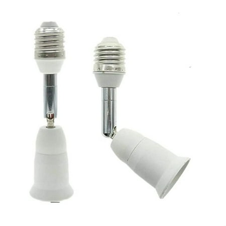 

Shellbot Shinny Your House Lampholder E27 To E27 Flexible Extension Light Socket Adapter Convertor Light Bulb Holder Converter Base Universal Swivel Joint