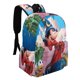thumbnail image 2 of Fantasía-theme Backpack, Campus style schoolbag Bookbag with Adjustable Shoulder Straps And Large Zip Compartment, Unisex Travel Bags.42x30x15cm, 2 of 6