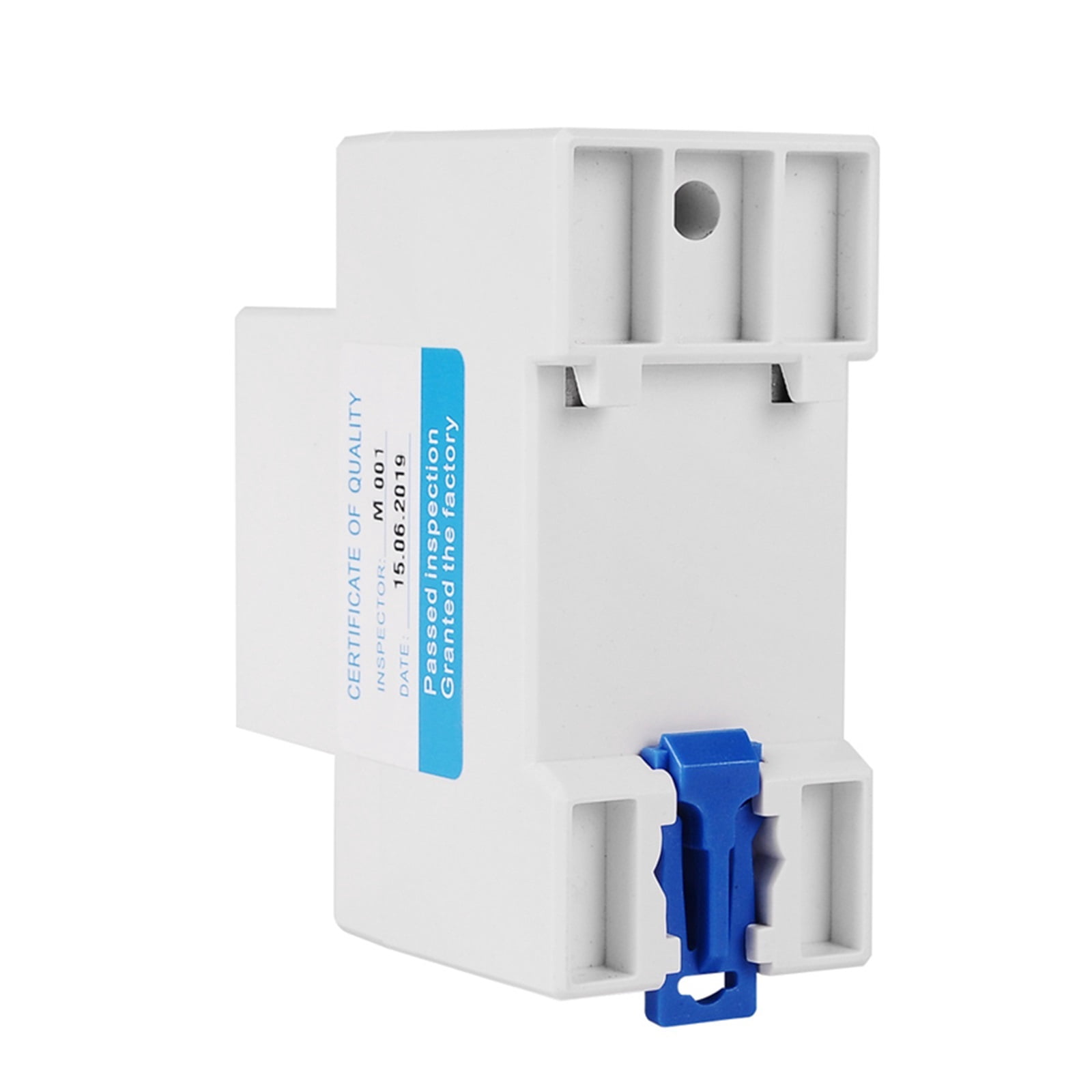 Din Rail Digital Single Phase Reset Zero Energy Meter KWh Voltage Current Power Consumption Meter Wattmeter Electricity ,Overload Protection