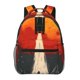 thumbnail image 1 of Fotbe Retro Space Rocket Launch Mochila Casual con Estampado para Escuela, Viajes y Actividades al Aire Libre - Duradera, Ligera y Cómoda, 1 of 5