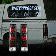 Tail Lights For 1986-1997 Nissan Hardbody D21 SE/XE,1995-1997 Nissan Pickup SE/XE Altezza Black Clear