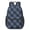Blue and Black, variant on Purple and Black Checkered Pattern 17" School Backpacks for Teens,Waterproof Oxford Fabric,S-Shape Padded Straps for School,Travel,Hiking,Camping