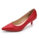 thumbnail image 1 of Zapatos Stunner para mujer, estilo clásico, tacón bajo, color rojo, talla 42, 1 of 5