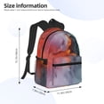 thumbnail image 3 of Fotbe Colorful Abstract Waves Lightweight Casual Laptop Backpack for Men and Women, Daily use Waterproof backpack, Backpack for College, 3 of 7