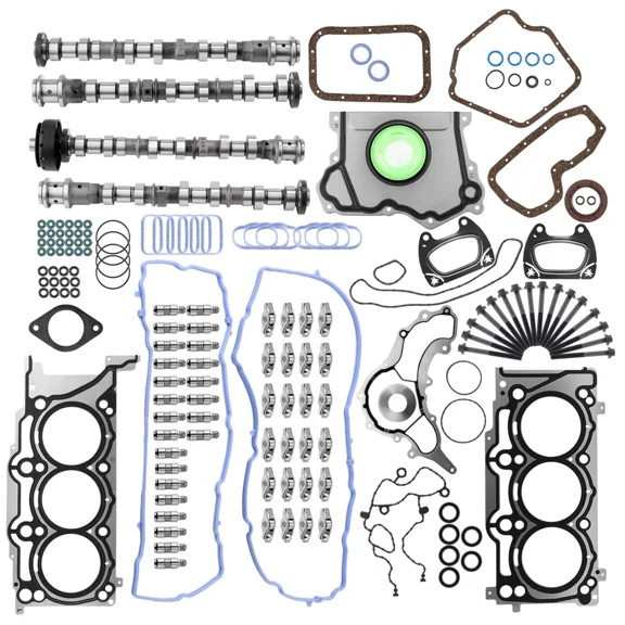 Woudy Camshafts Rocker Arms Lifters Kit, with Head Gasket, for Jeep Grand Cherokee 3.6L V6 2011-2015
