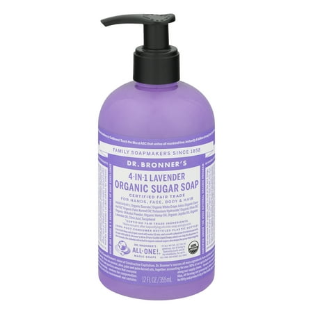 Dr. Bronner's Lavender Sugar Pump Body Wash - 12