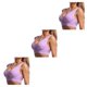 thumbnail image 1 of Sujetador deportivo para mujer Sonducket Tops cortos acolchados sin costuras, 1 of 6