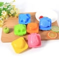 thumbnail image 1 of Moldes para Huevos, 6 Piezas de Moldes para Huevos Cocidos, Molde de Arroz Casero de Cocina con Forma de Dibujos Animados, para Pastel, Fondant, Chocolate EOTVIA No, 1 of 5
