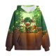 thumbnail image 2 of Sudadera con capucha para niños, camiseta de manga larga con estampado del Día de San Patricio para niños y mayores, sudadera con capucha para niña, parte superior de poliéster., 2 of 5