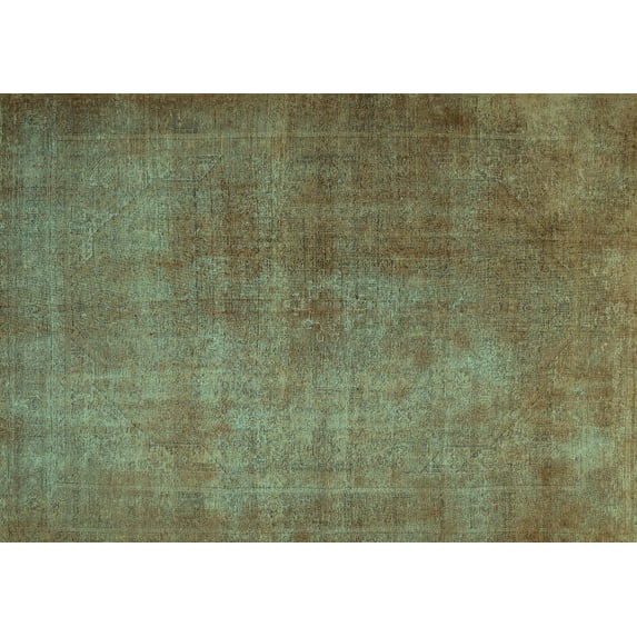 Ahgly Company Indoor Rectangle Persian Turquoise Blue Traditional Area Rugs, 2' x 3'