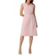 thumbnail image 2 of Vestido A-Line sin mangas para mujer estilo profesional Inspire Chic L Rosa, 2 of 6