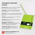thumbnail image 5 of Pantone OFFICIAL Green Apple | 5.25x8.25" Lined Compact Journal | Non-Dated | BrownTrout, 5 of 8
