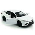thumbnail image 3 of Camry XSE 2022 Model Car 1/36 Scale Diecast Toy Cars Metal Alloy Children’s Die-cast Vehicles, Pull Back Doors Open, Black Rim, Collection for Adults Men, Kids Toys for Boys Gifts, white, 3 of 6