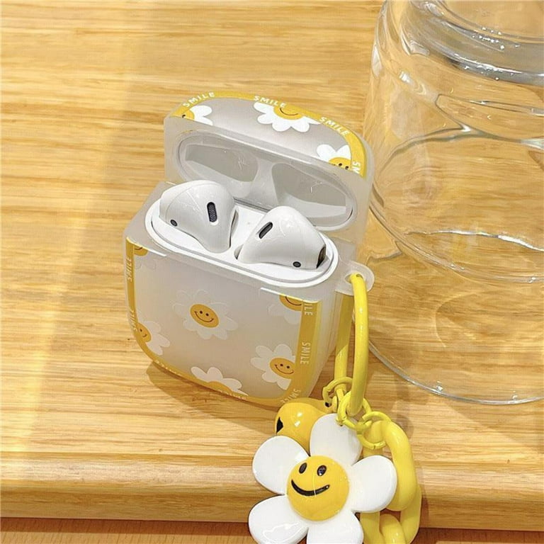 Apple good AirPods 2nd Generation with Flower case