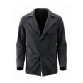 thumbnail image 5 of ZVNAΖH Men's Corduroy Blazer Jacket, Two-Button Notch Lapel Casual Sport Coat with Buttoned Chest Pocket, Long Sleeve Relaxed Outerwear, S-3XL, 5 of 9