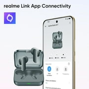 realme Buds Air 7, 12.4mm Dynamic Bass Drivers, 52Hrs Playtime, 52dB Hybrid ANC, 6 Mic ENC, 45ms Low Latency, 360 Spatial Audio, Hi-Res LHDC, IP55 Dust & Water Resistant, BT v5.4 - Green