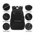 thumbnail image 2 of Mochila De Almuerzo Antirrobo Impermeable A Portátil 15,6i Color negro, 2 of 4